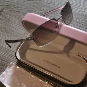 Vintage Valentino Swarovski Crystal Sunglasses Valentino | Accessories | Valentino Crystal Shield Grey  main image 4